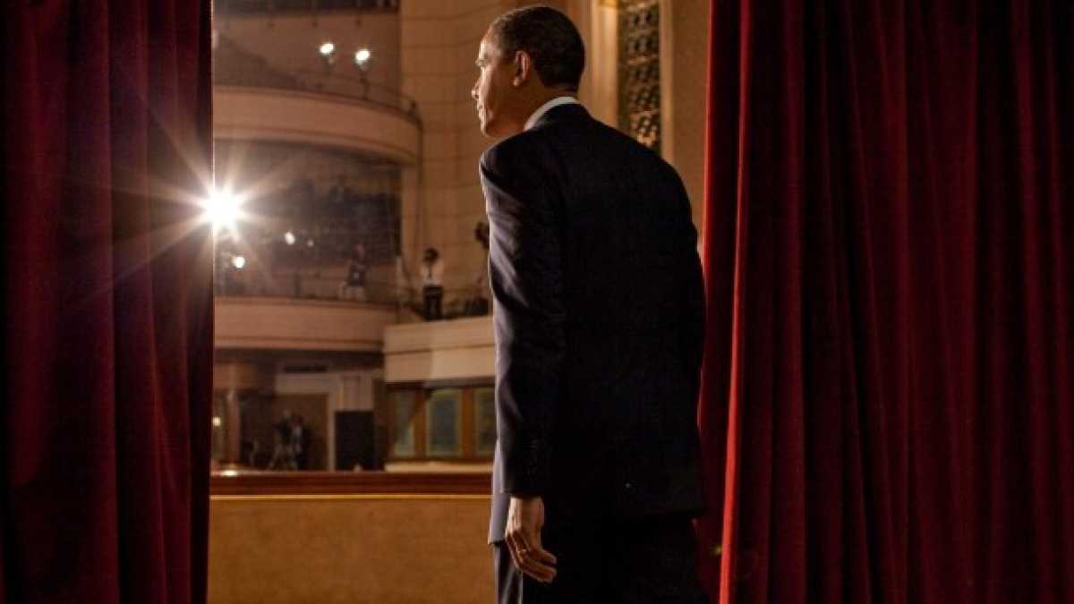 Immagine di Obama al cospetto dell’islam