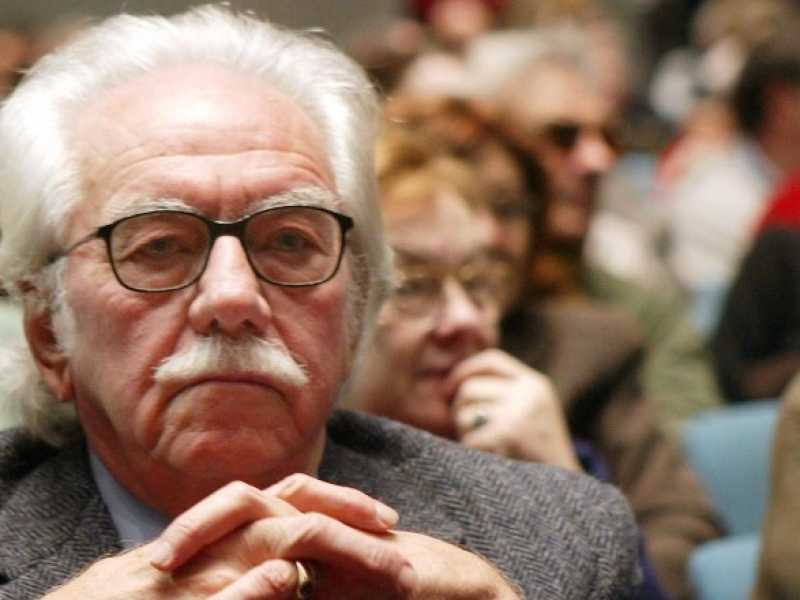 Il professore Alberto Asor Rosa (foto LaPresse)