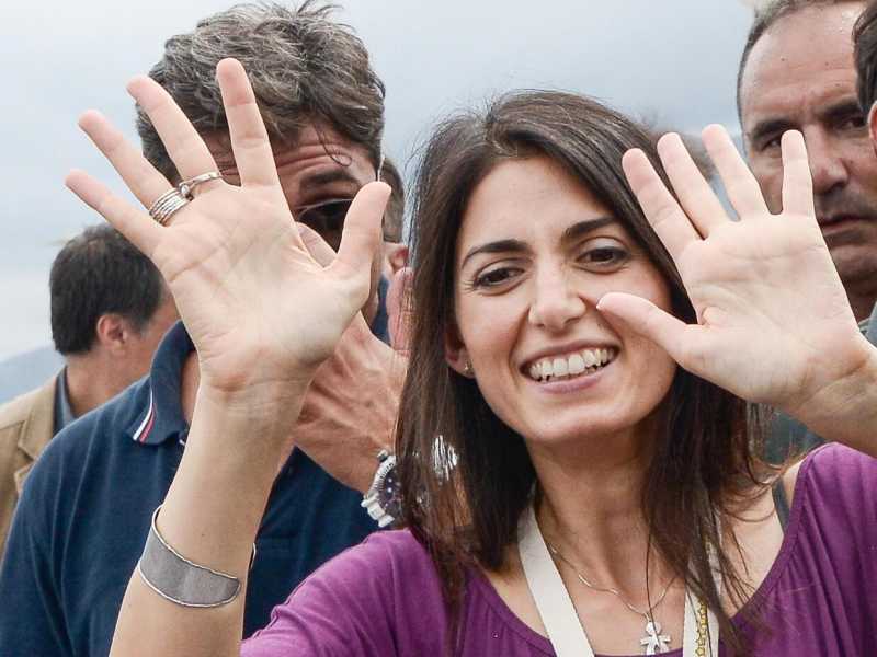 Il sindaco di Roma Virginia Raggi (foto LaPresse)