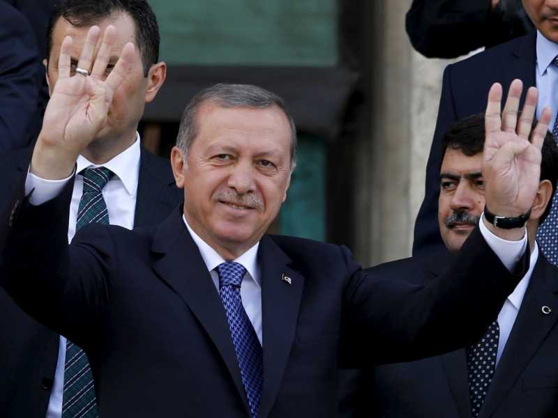Il presidente turco Recep Tayyip Erdogan (foto LaPresse)