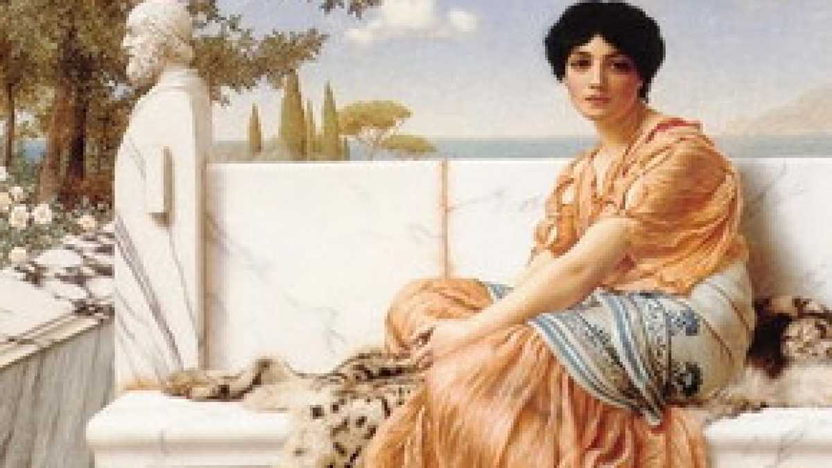Immagine di Saffo in metropolitana