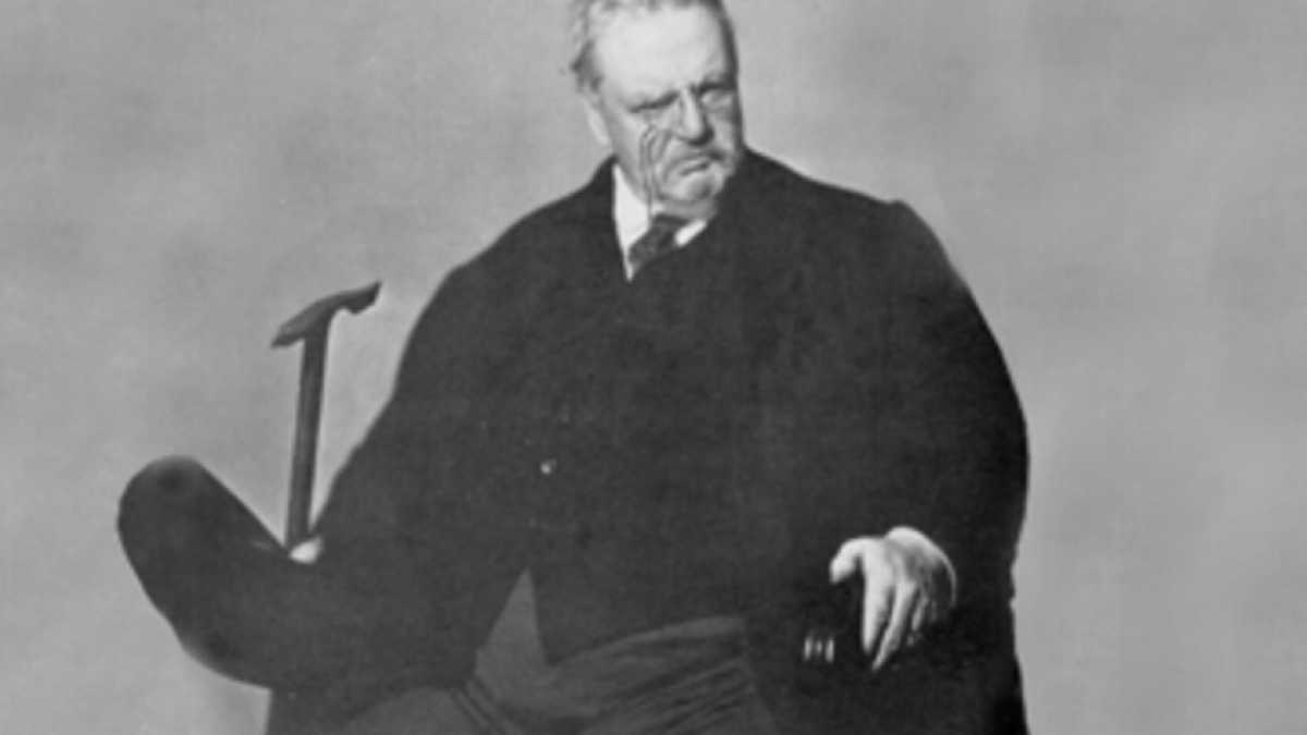 Immagine di Chi vuole fare Chesterton santo si ricordi cosa diceva della sua sedia