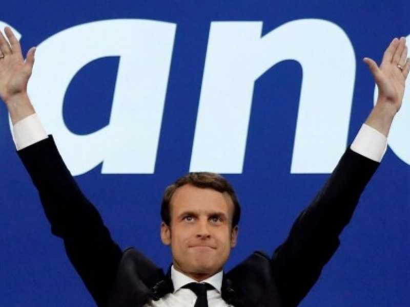 Emmanuel Macron (foto LaPresse)