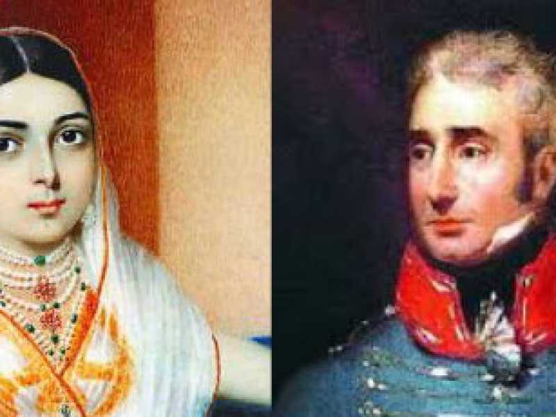 L'indiana Khair-un-Nissa e il britannico James Achilles Kirkpatrick
