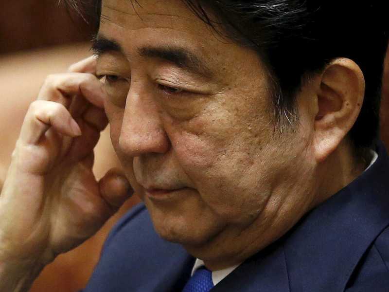 Shinzo Abe (foto LaPresse)