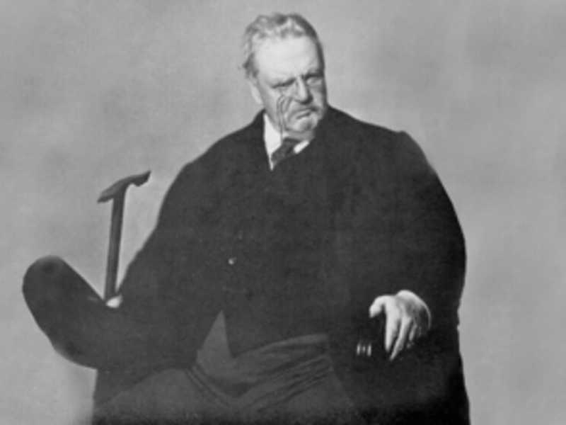 Chi vuole fare Chesterton santo si ricordi cosa diceva della sua sedia