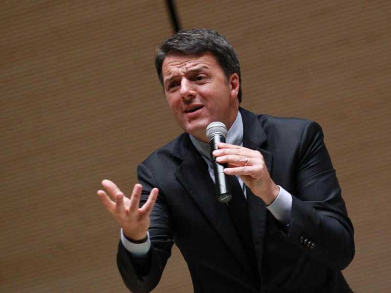 Matteo Renzi (foto LaPresse)