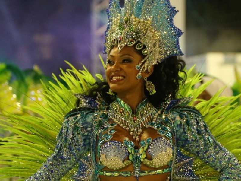 Un'immagine del carnevale di Rio (foto LaPresse)