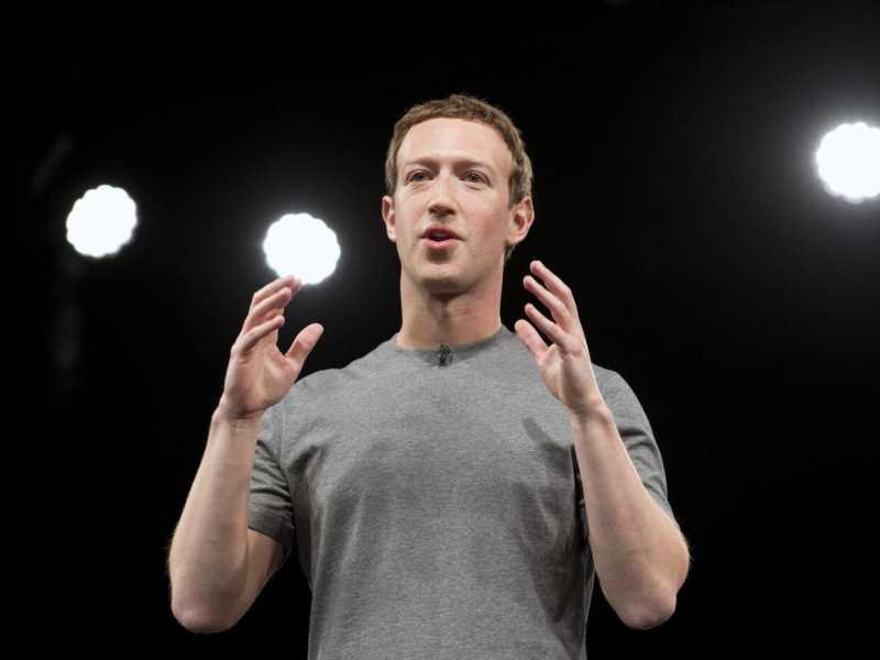 Marc Zuckerberg (foto LaPresse)