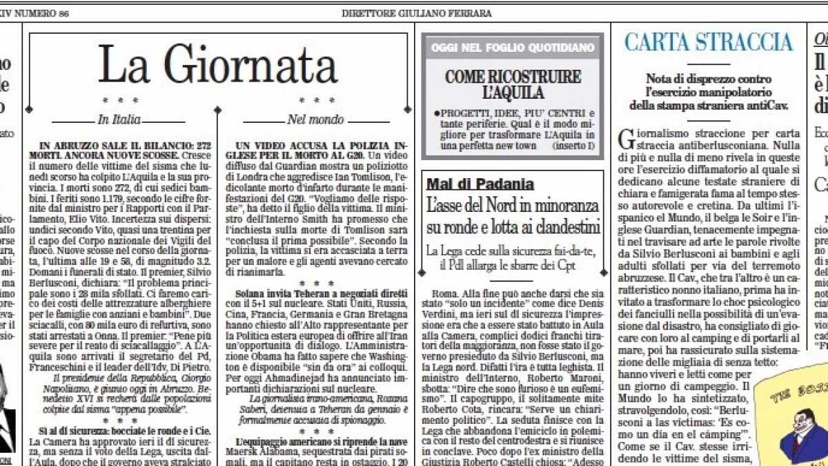 Immagine di “Come ricostruire L’Aquila”. Sabato e domenica in regalo un numero da collezione
