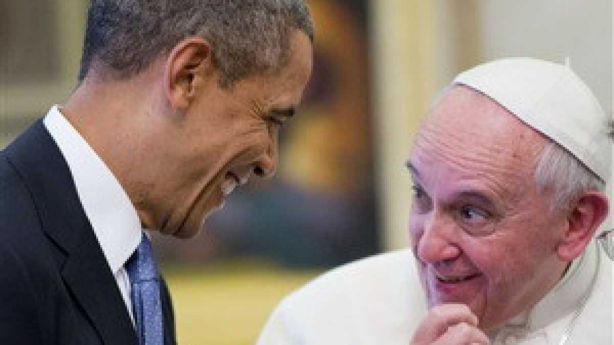 Immagine di Il Papa incastra Obama sul laicismo, altro che sperequazione