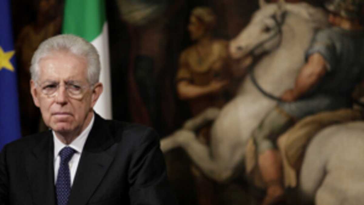 Immagine di Mario Monti, il gigante suonato