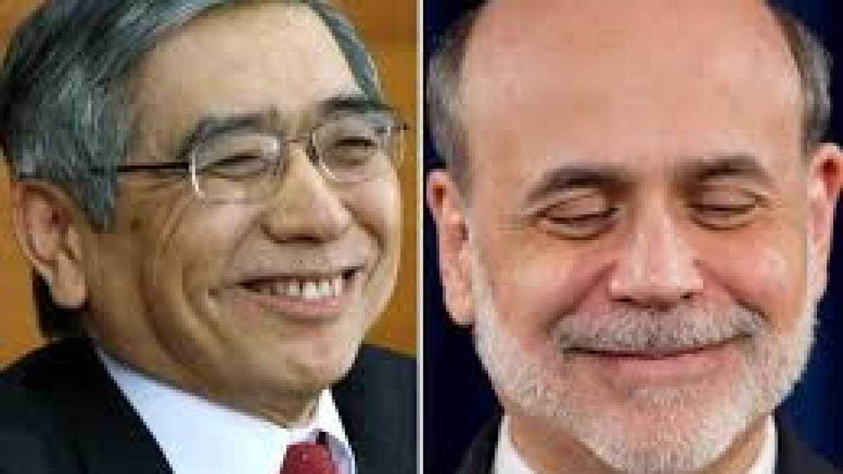 Immagine di L’asse tra Bernanke e Kuroda stringe Draghi. Crisi d’identità europea