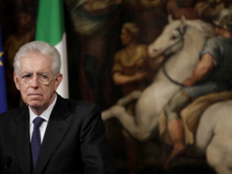 Mario Monti, il gigante suonato