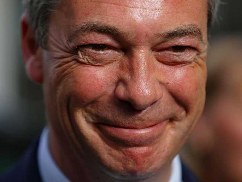 Nigel Farage (foto LaPresse)
