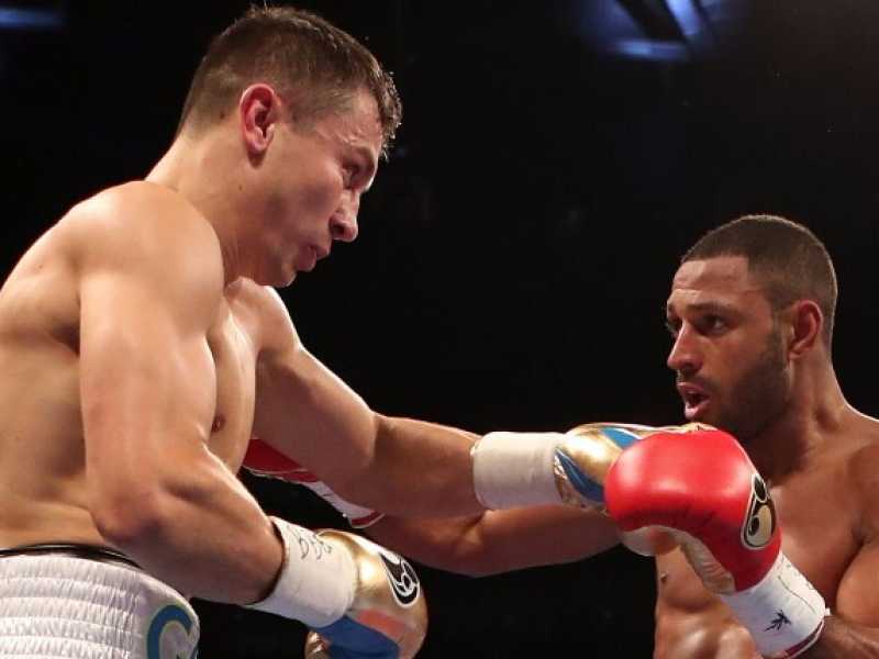 Gennady Golovkin e Kell Brook (foto LaPresse)