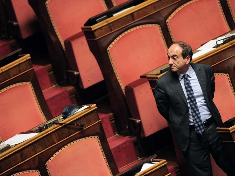 Il senatore Domenico Scilipoti Isgr&ograve; (foto LaPresse)