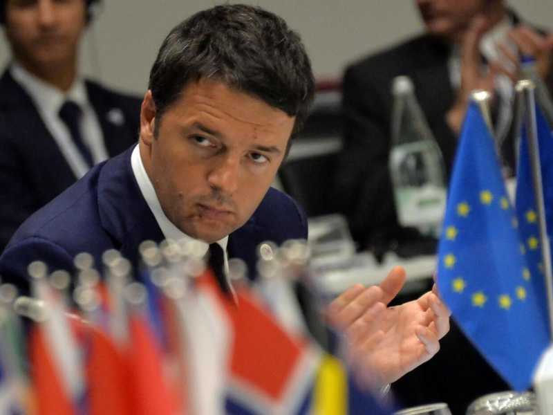 Il presidente del Consiglio Matteo Renzi (foto LaPresse)