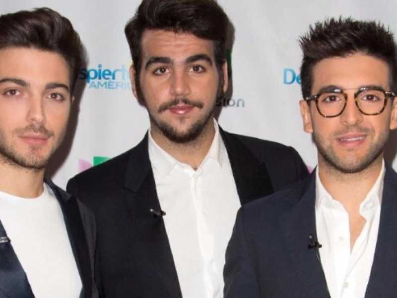 Il trio Il Volo alla tv americana (foto LaPresse)