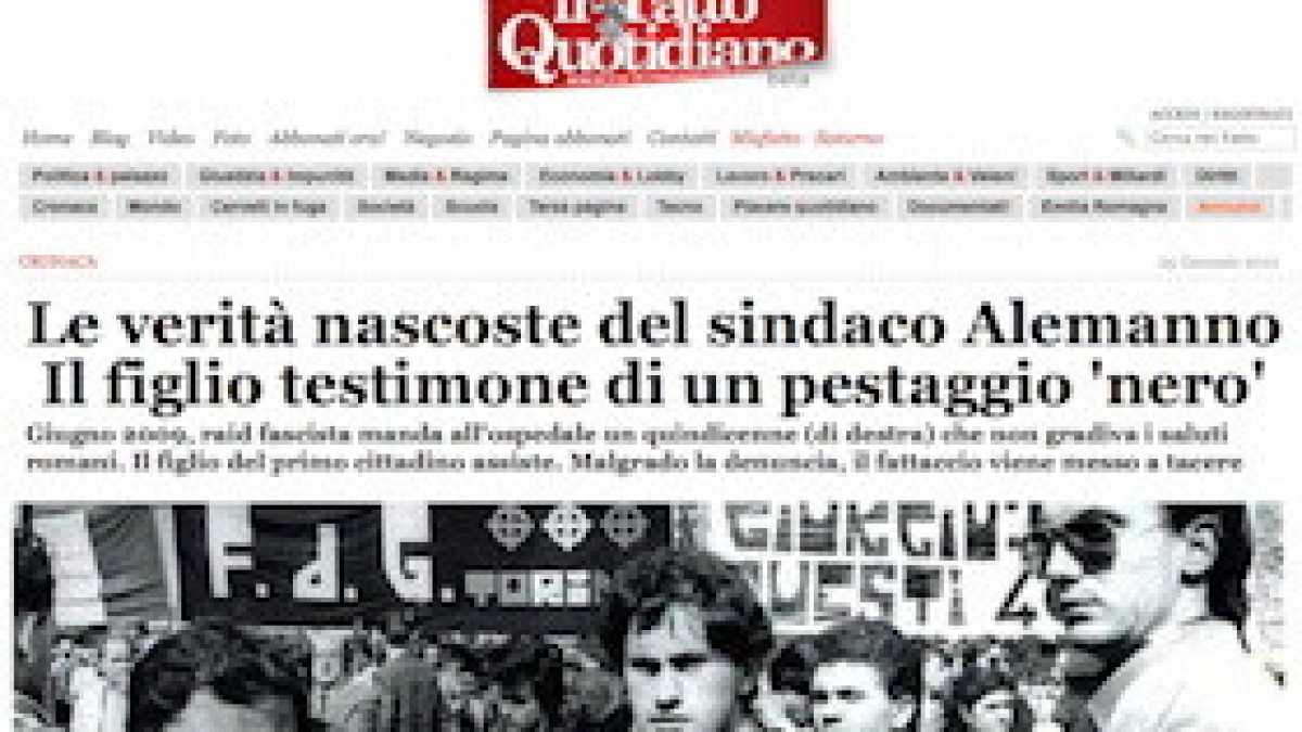 Immagine di L’uomo nero? Alemanno, di anni 13