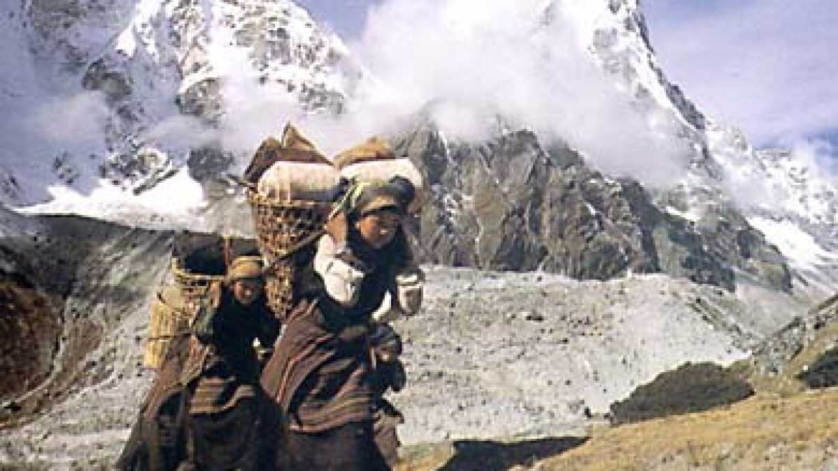 Immagine di Gli sherpa in Nepal non vogliono più sentir parlare di global warming