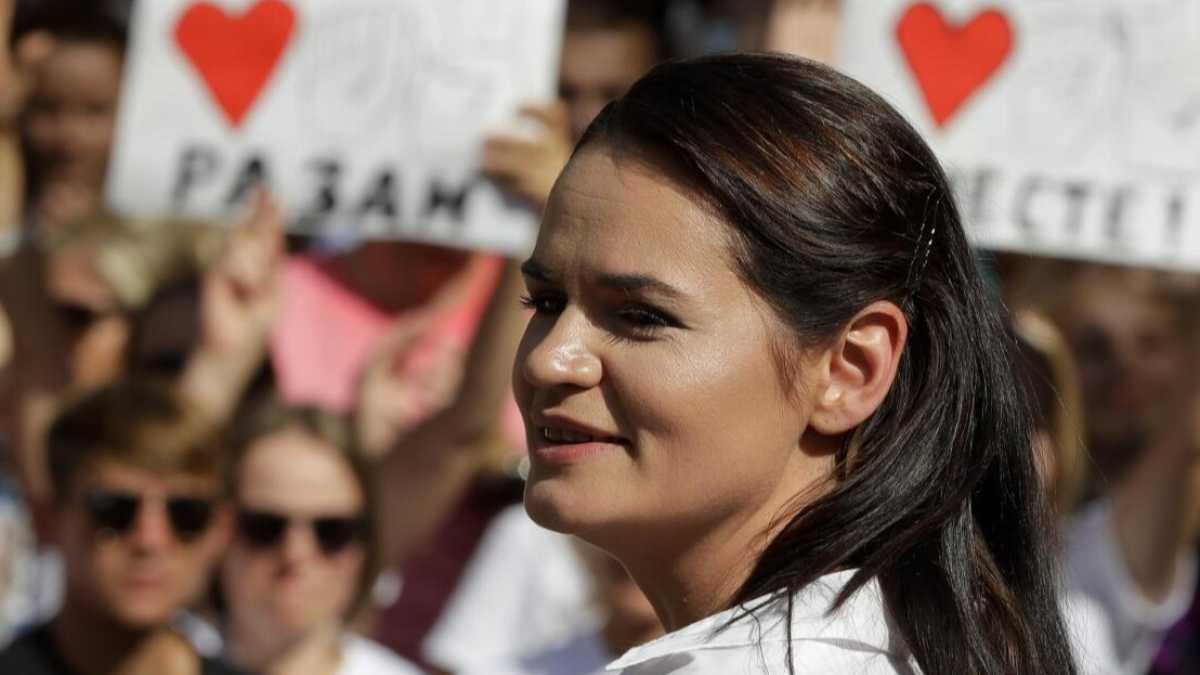 Immagine di La certezza di Svjatlana, pronta per un governo di transizione in Bielorussia