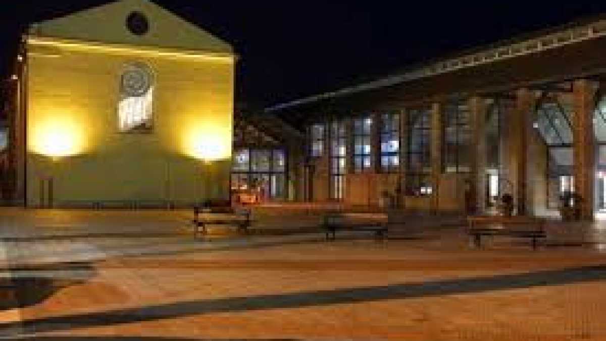 Immagine di Scienziato fisso in parco interactive