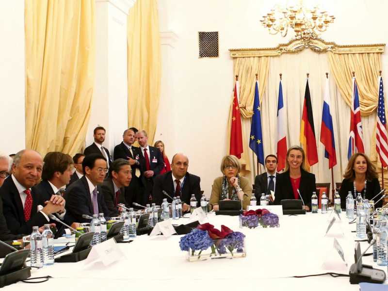 Un momento dei negoziati di Vienna sul nucleare iraniano (foto LaPresse)