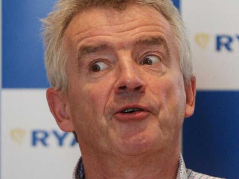 Il ceo di Ryanair Michael O'Leary  (foto LaPresse)