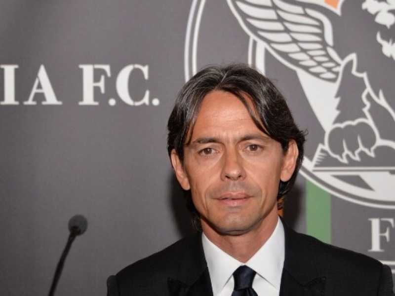 Filippo Inzaghi, allenatore del Venezia (foto LaPresse)