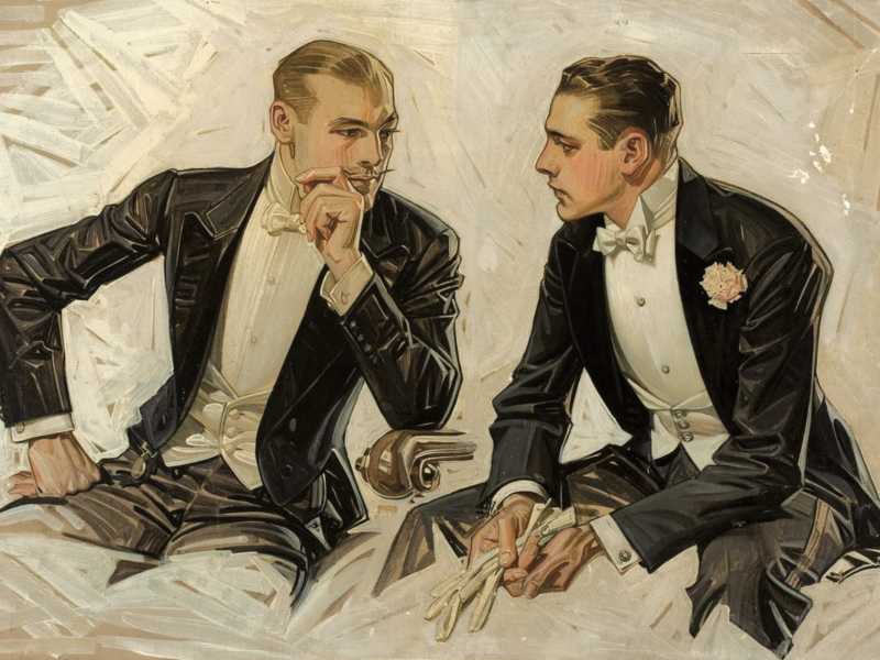 Denny Fouts rese pi&ugrave; piacevoli le vite di tanti: Capote, Isherwood, Maugham, e poi re Paolo di Grecia e Paolo di Yugoslavia, lord Mountbatten, lo Sci&agrave; di Persia (illustrazione di Joseph Christian Leye