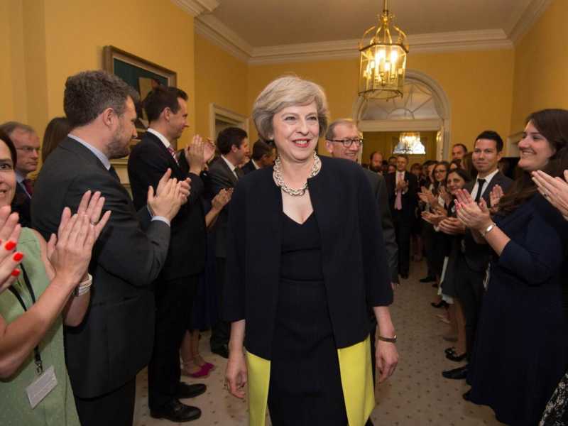 Theresa May (foto LaPresse)
