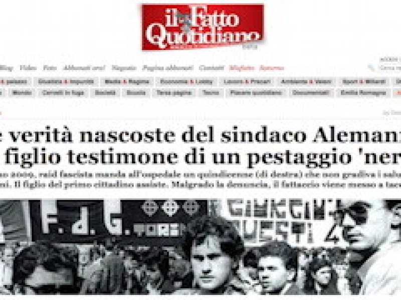 L’uomo nero? Alemanno, di anni 13