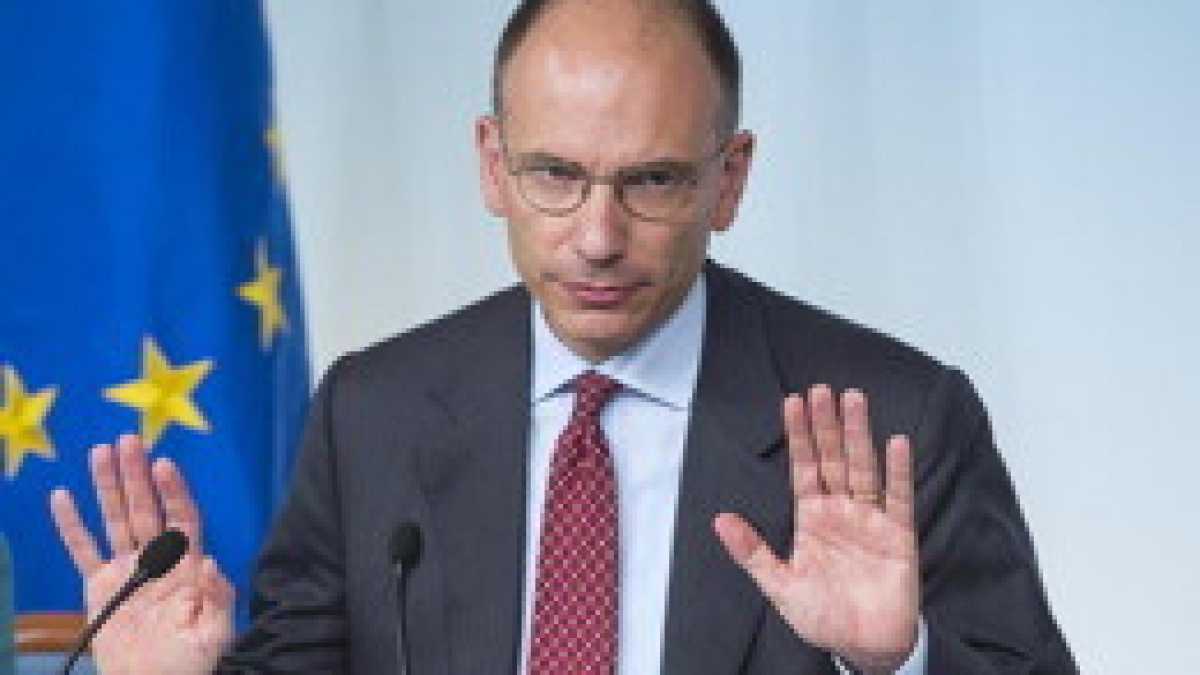 Immagine di Letta: "Assurdo fermarci ora. Il paese ha bisogno di essere governato."