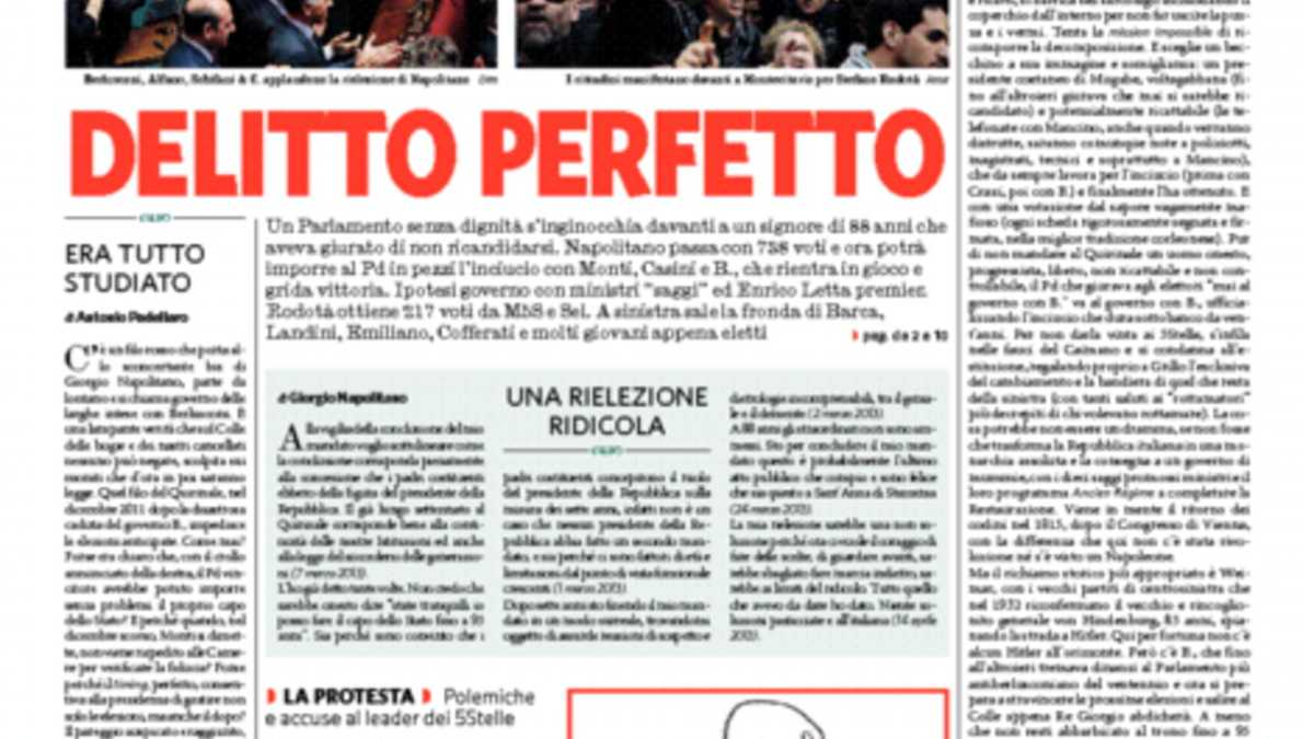 Immagine di La lingua verminosa del becchino Travaglio