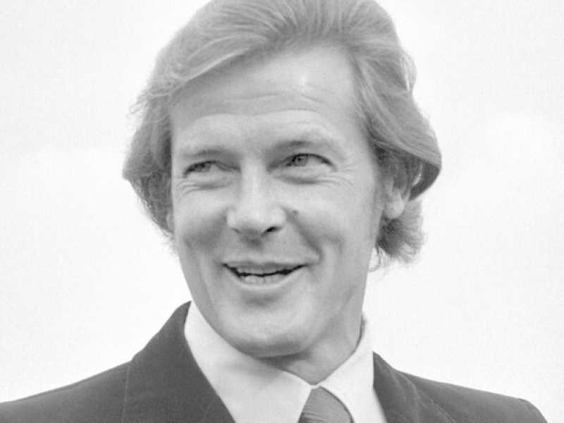 Roger Moore (foto LaPresse)