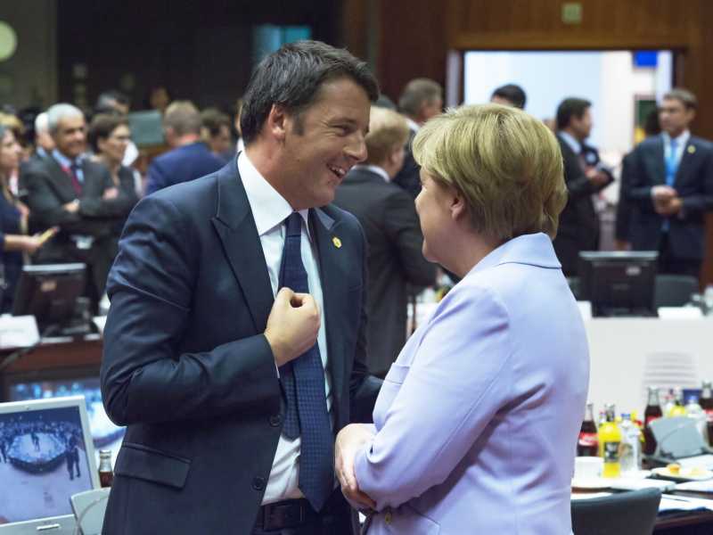Renzi vs. Merkel e il ruolo guida dell'Italia in Libia