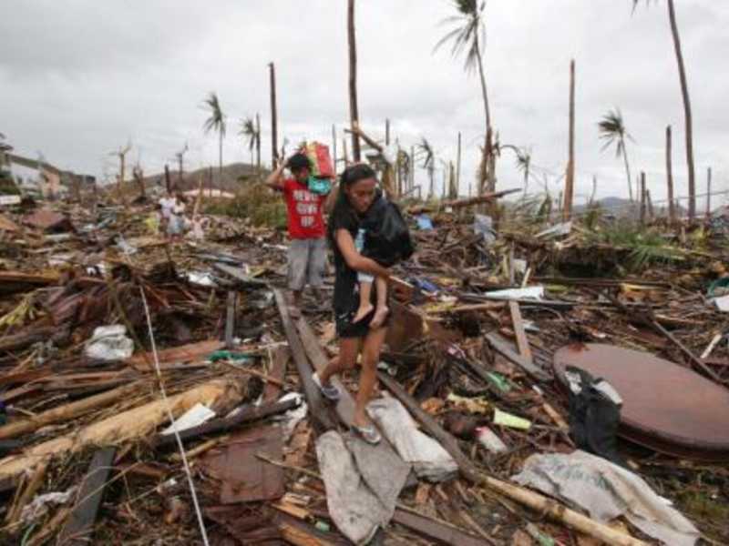 Il tifone Haiyan e quell'istante di silenzio che manca