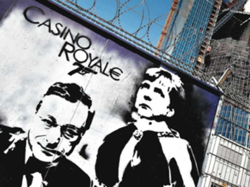 L'Italia con l'Euro al piede