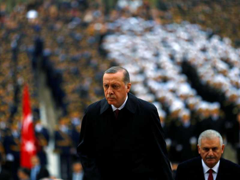 Il presidente turco Tayyip Erdogan (foto LaPresse)