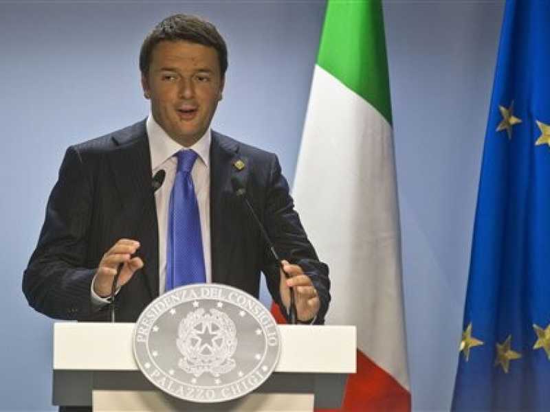 Il premier Matteo Renzi (Foto Ap)
