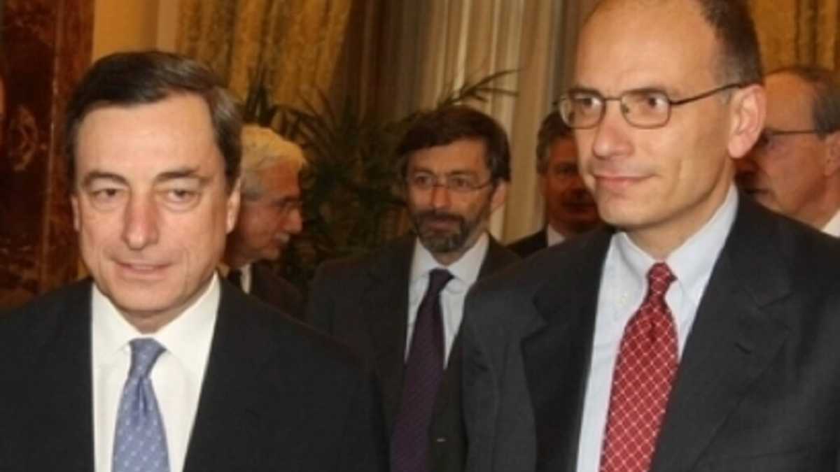 Immagine di Il sonnambulo Letta lascia solo Draghi
