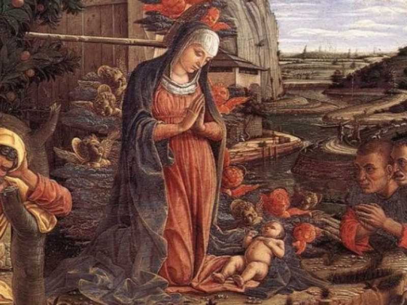 "La Nativit&agrave;", di Andrea Mantegna