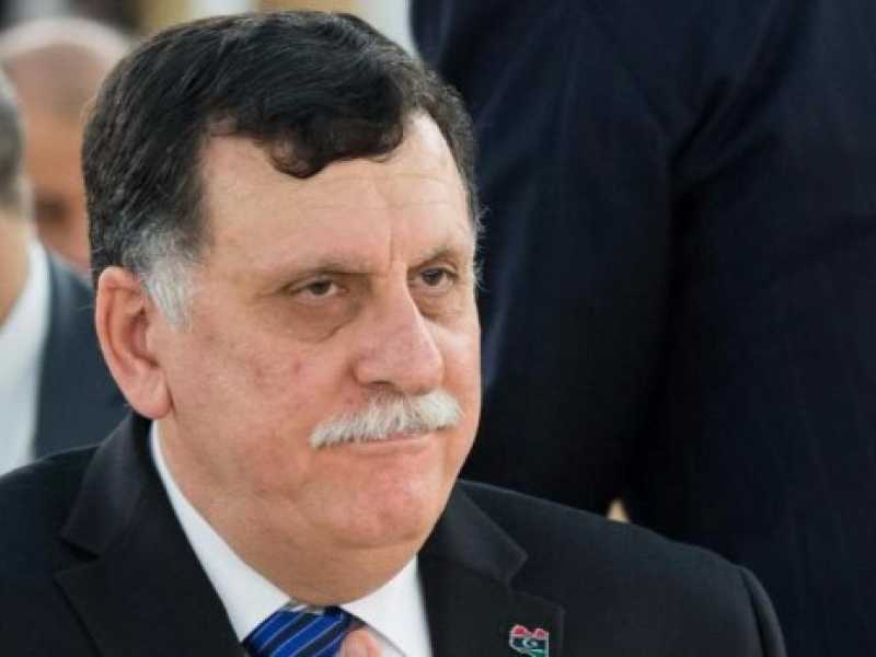 Il leader libico Fayez Serraj (foto LaPresse)