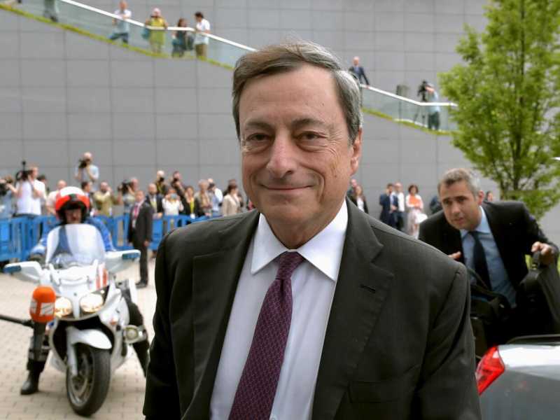 Mario Draghi (foto LaPresse)