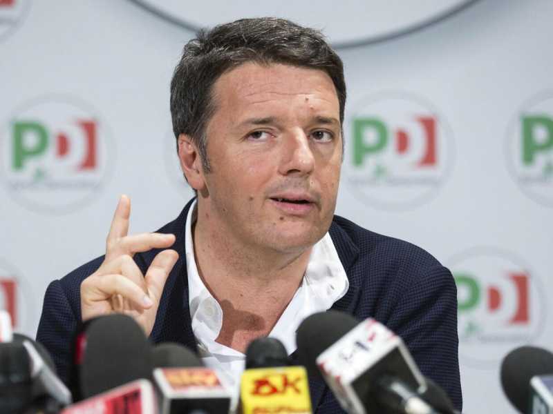  Conferenza stampa di Matteo Renzi (foto LaPresse)