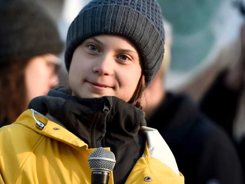 Greta Thunberg (foto LaPresse)