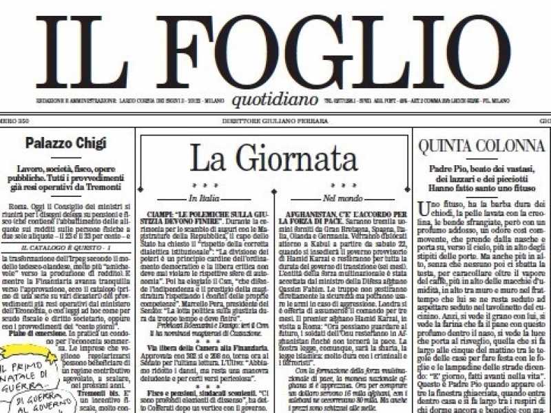L'èra della guerra tra civiltà. Sabato e domenica in regalo nel Foglio