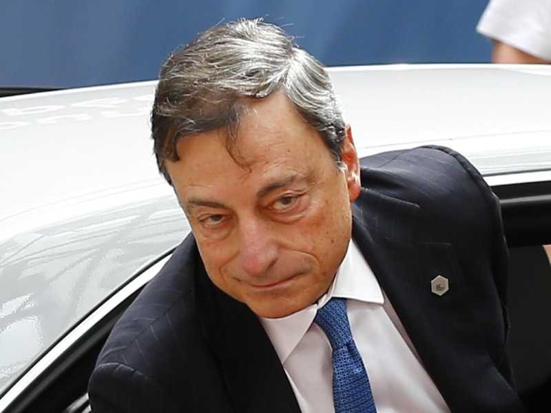 Mario Draghi (foto LaPresse)