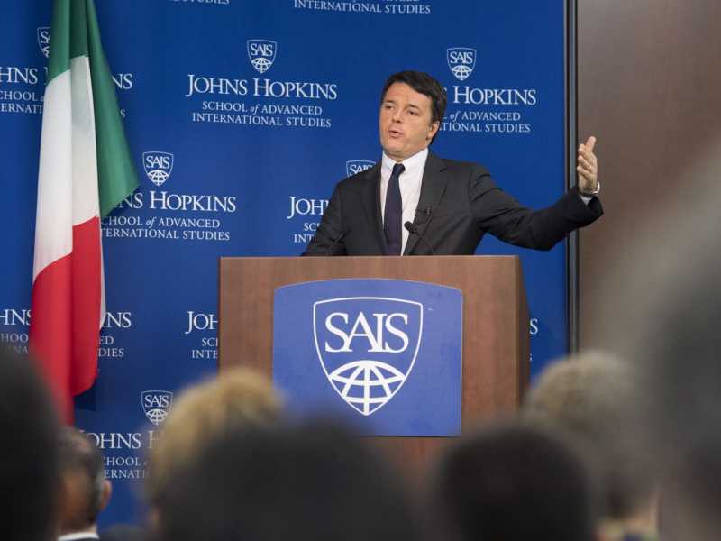 Matteo Renzi (foto LaPresse)